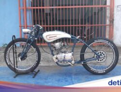 Daripada Tawuran, Siswa SMK Ini Pilih Racik Honda GL Di Sebab Itu Kendaraan Bermotor Roda Dua Custom