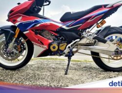 Modifikasi Honda Supra GTR 150, Tampil Didalam Kaki-kaki Gambot