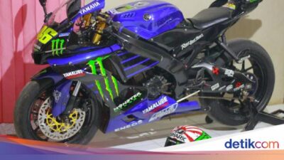 Alusss, Modifikasi Vixion Ala Kendaraan Bermotor Roda Dua MotoGP Valentino Rossi