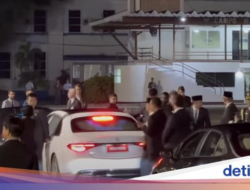 Tiba Hingga Brasil, Pemimpin Negara Prabowo Naik Kendaraan Pribadi Mewah Warna Putih