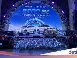 Chery Rayakan Penyerahan 5.000 Unit Kendaraan Pribadi Bertenaga Listrik Ke Indonesia