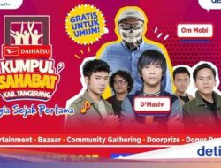 Daihatsu Kumpul Sahabat Tangerang Digelar Besok, Gratis dan Banyak Door Pricenya!