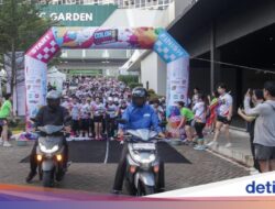 Yamaha Dukung Tangerang Color Run LightFest, 2 Kendaraan Bermotor Roda Dua Dipakai Karena Itu Sweeper