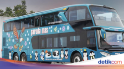 PO Garuda Mas Rilis Kendaraan Angkutan Umum Tingkat ‘Terbaru’ Rute Tangerang-Malang, Livery-nya Unik