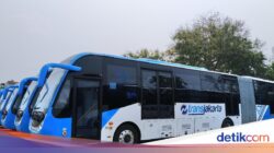 Gara-gara Insiden Asap, 59 Kendaraan Angkutan Umum Transjakarta Buatan China Dikandangkan Sambil Itu