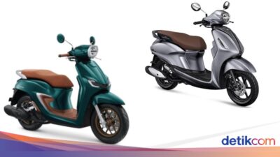 Harga Honda Stylo dan Yamaha Grand Filano April 2026