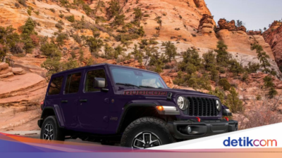 Gagah tapi Imut! Jeep Indonesia Hadirkan Wrangler Warna Ungu