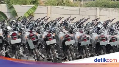 Dikira Kendaraan Bermotor Roda Dua MBG, Ternyata Ini Status Kendaraan Bermotor Roda Dua Trail yang Berjejer Hingga Bekasi